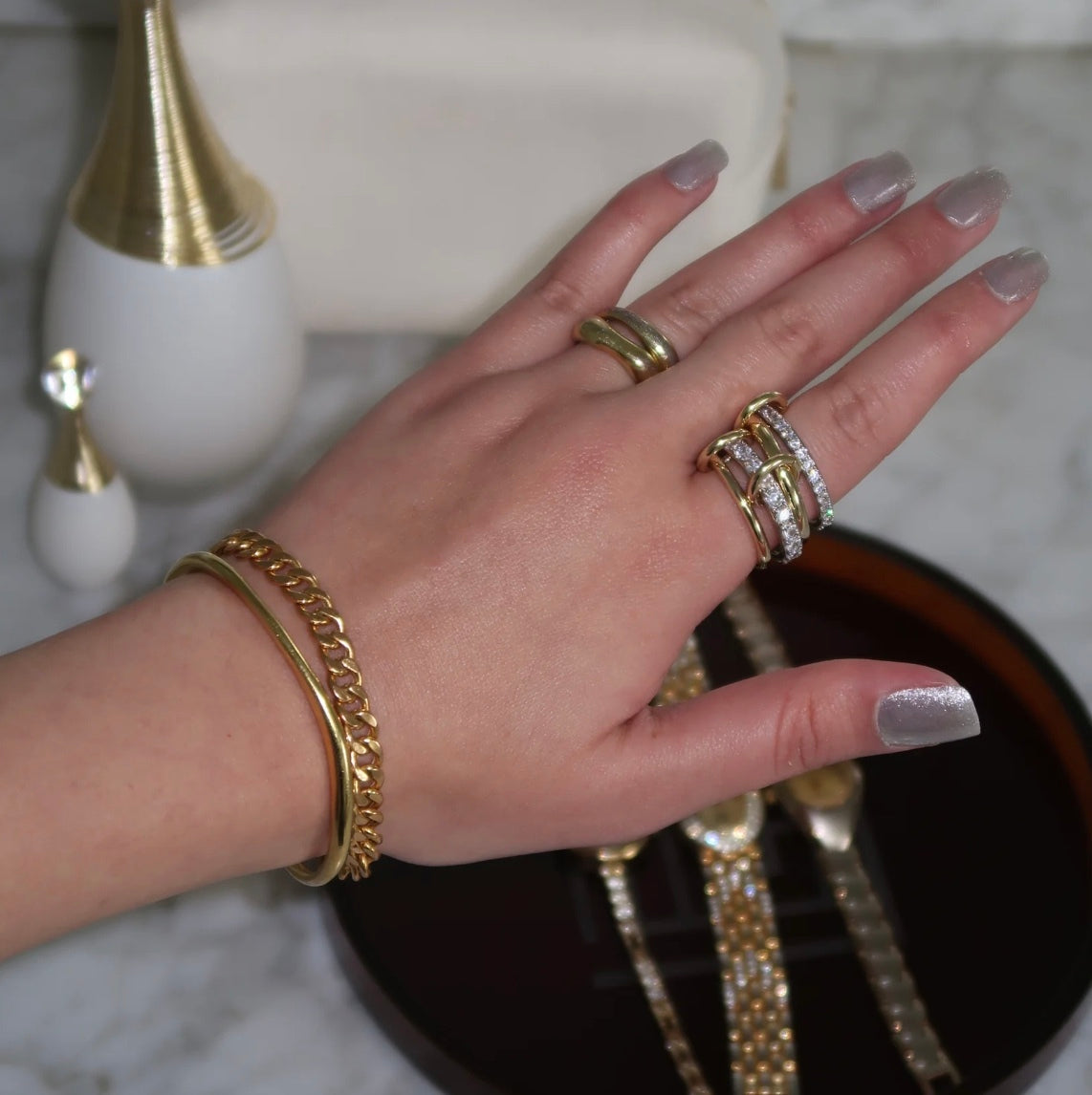 Solenora™ Interlocked Stackable Ring